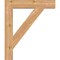 Ekena Millwork Traditional Block Smooth Bracket, Western Red Cedar, 3 1/2"W x 22"D x 26"H BKT04X22X26TRA05SWR - alternate 2